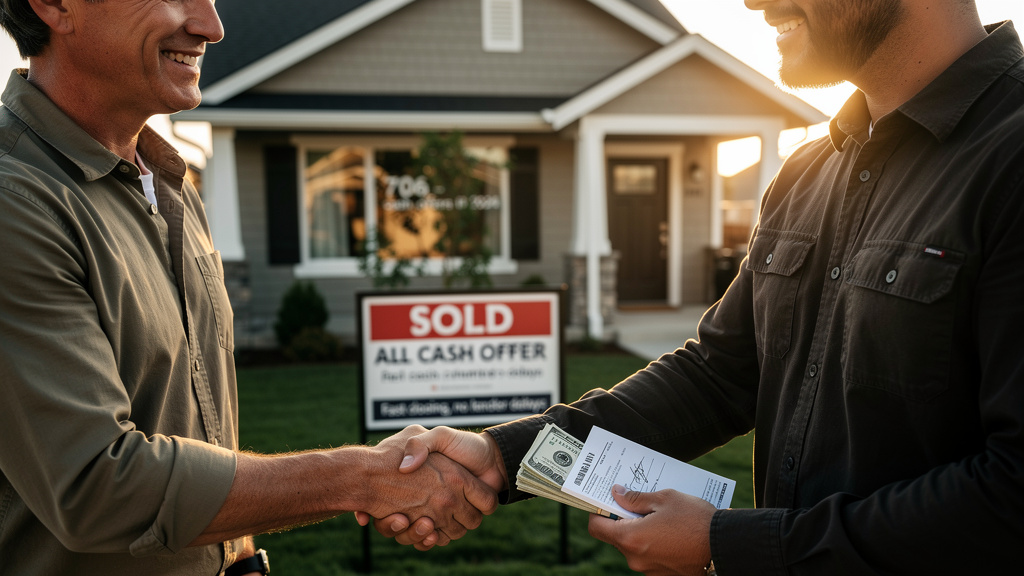 cash vs financed flips - illustration