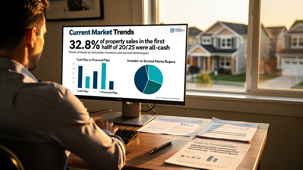 cash vs financed flips - illustration