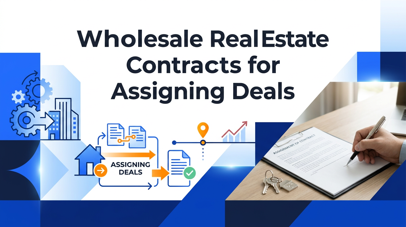 Wholesale Real Estate Contracts for Assigning Deals