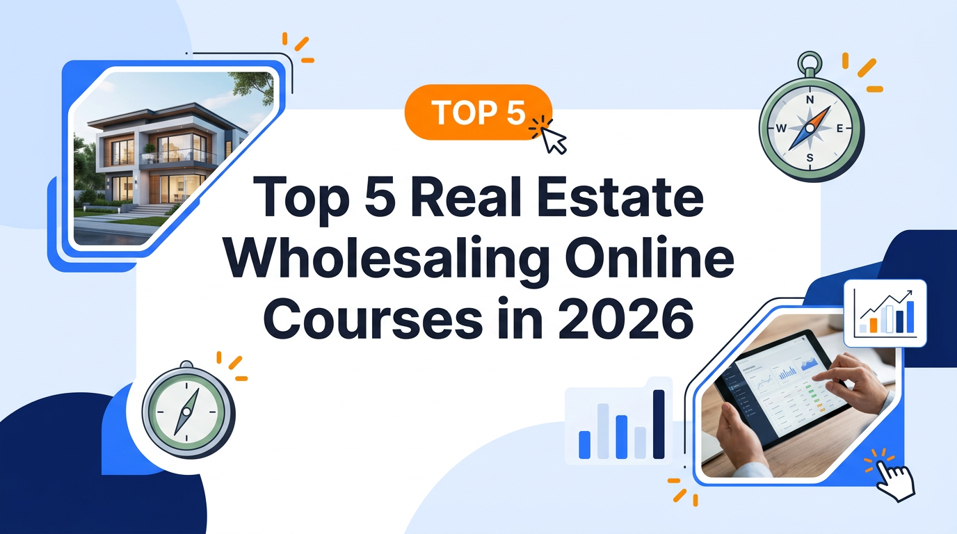 Top 5 Real Estate Wholesaling Online Courses in 2026
