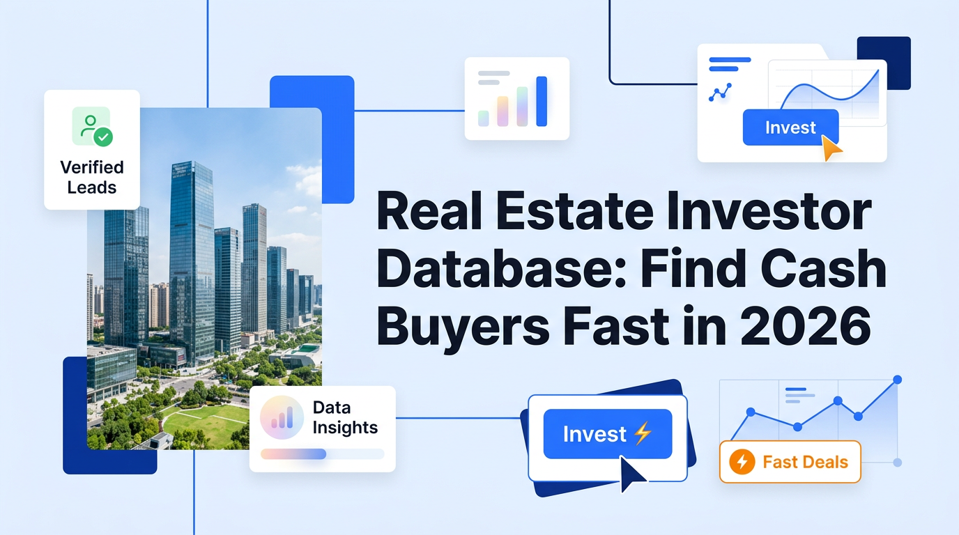 Real Estate Investor Database: Find Cash Buyers Fast in 2026