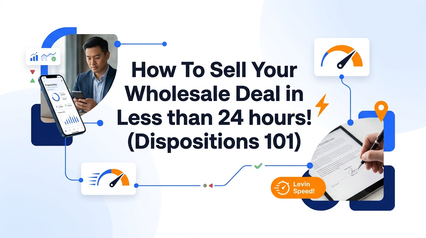How To Sell Your Wholesale Deal in Less than 24 hours! (Dispositions 101)
