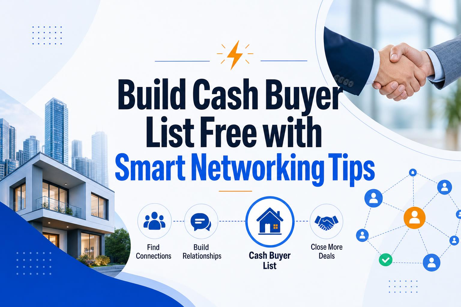 Build Cash Buyer List Free with Smart Networking Tips