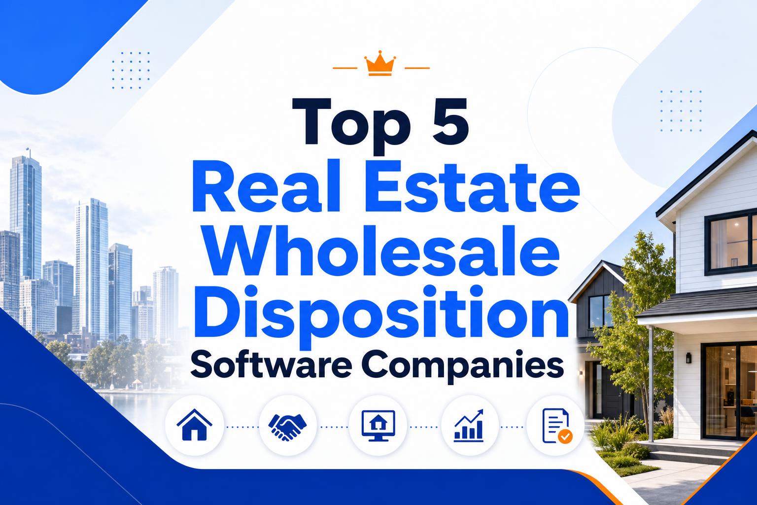 Top 5 Real Estate Wholesale Disposition Software Companies