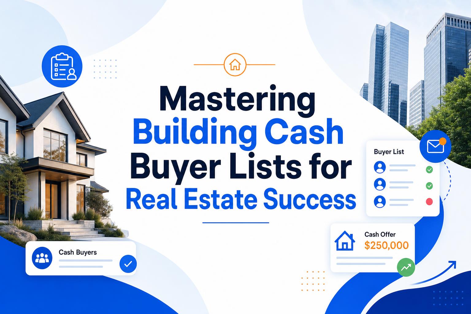 Mastering Building Cash Buyer Lists for Real Estate Success