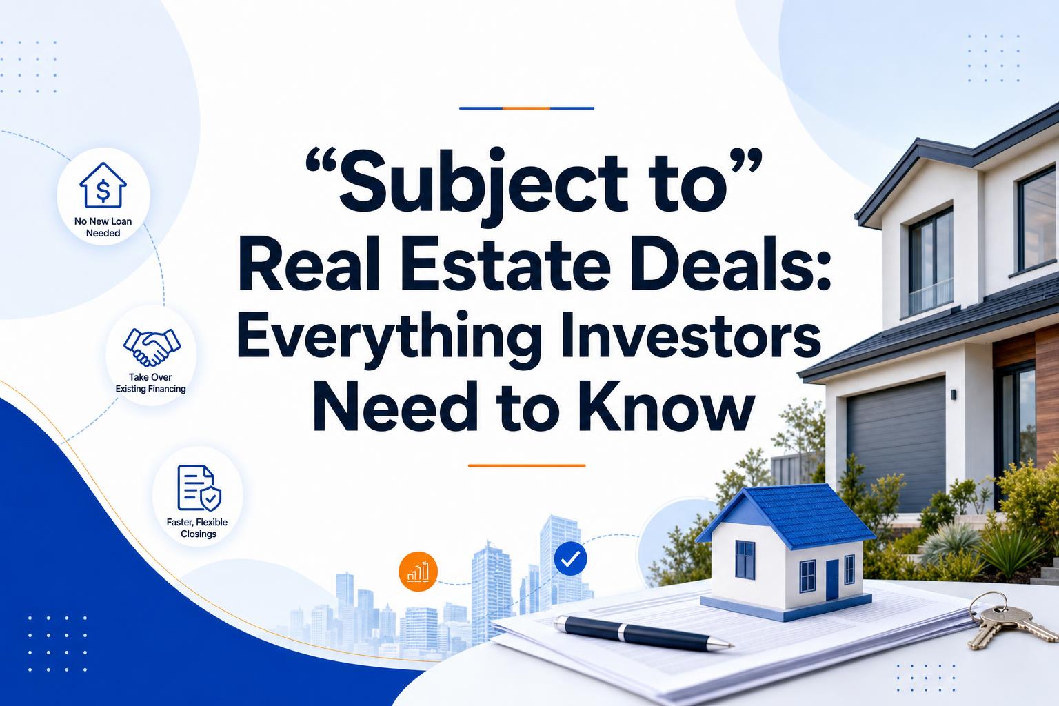 “Subject to” Real Estate Deals: Everything Investors Need to Know