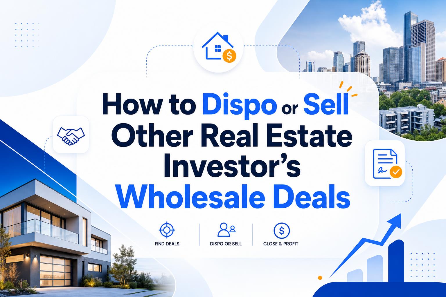 How to Dispo or Sell Other Real Estate Investor's Wholesale Deals