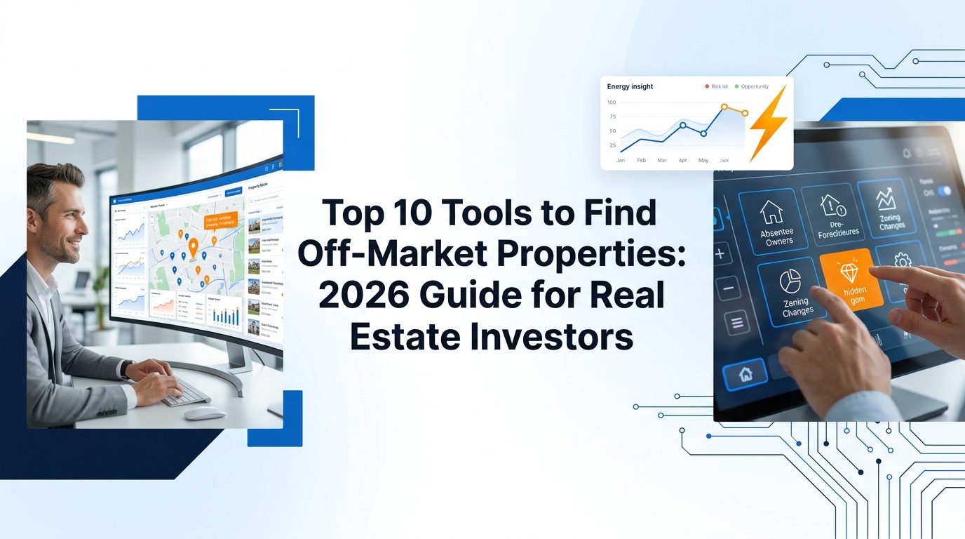 Top 10 Tools to Find Off-Market Properties: 2026 Guide for Real Estate Investors