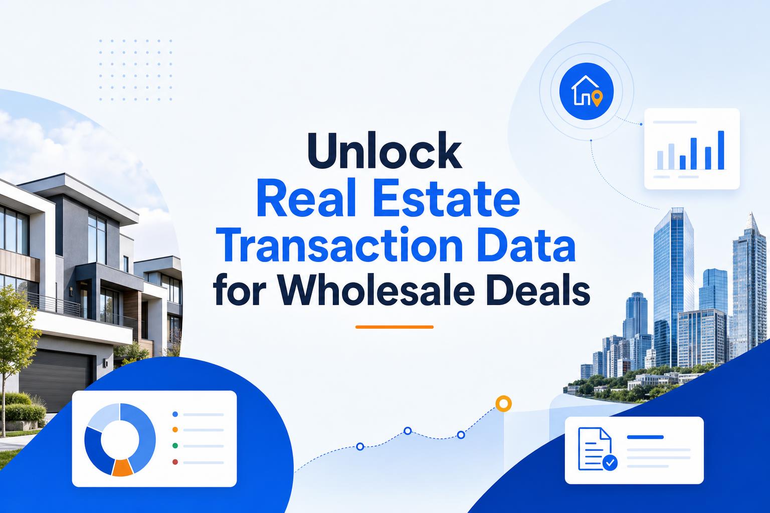 Unlock Real Estate Transaction Data for Wholesale Deals