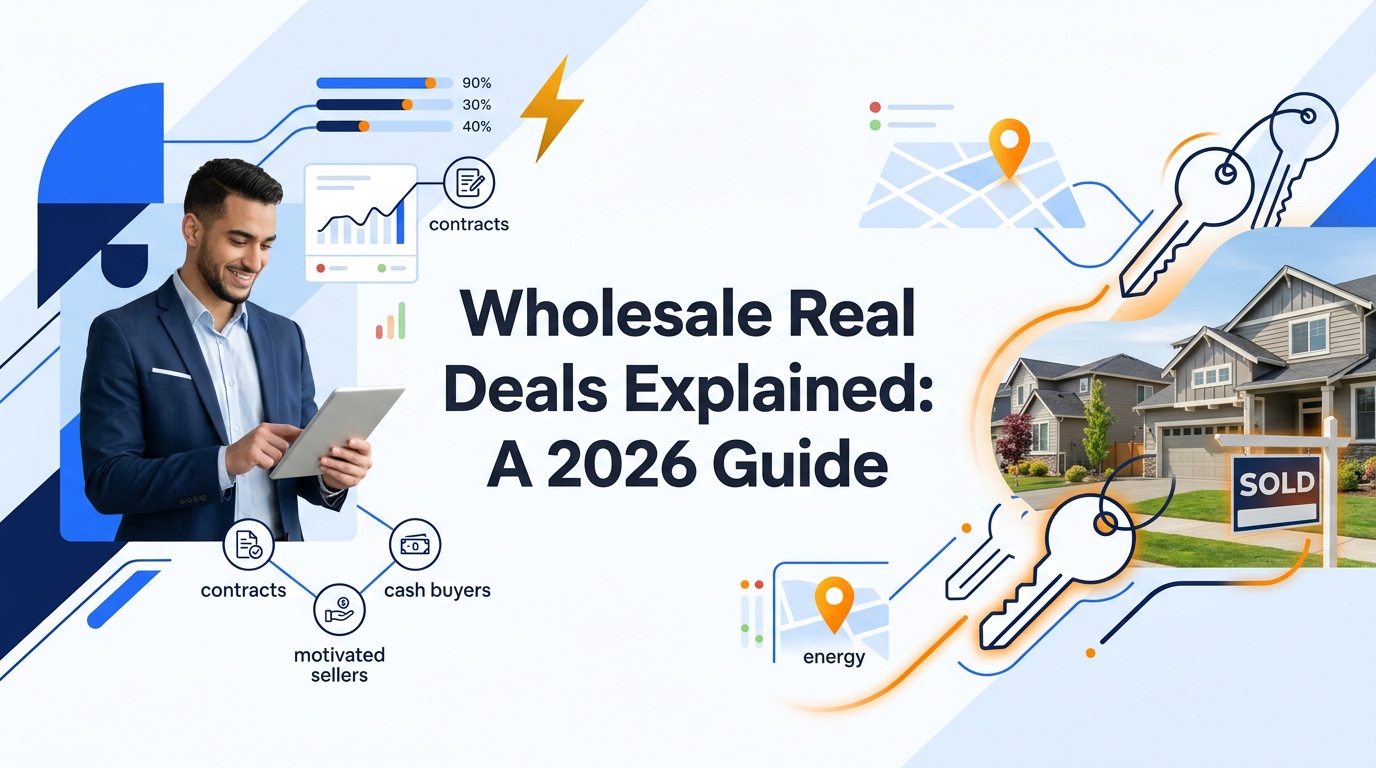 Wholesale Real Estate Deals Explained: A 2026 Guide