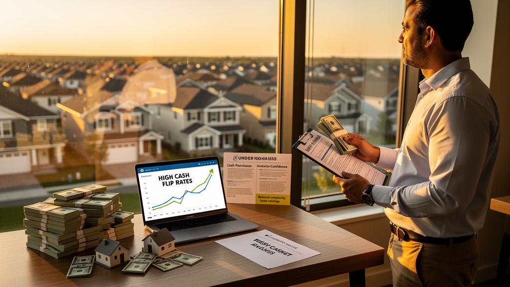 high cash flip rates markets - illustration