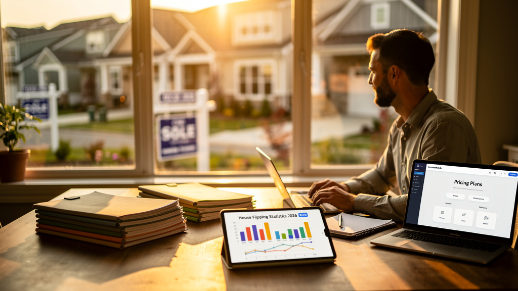 Graph of house flipping ROI projections for 2026