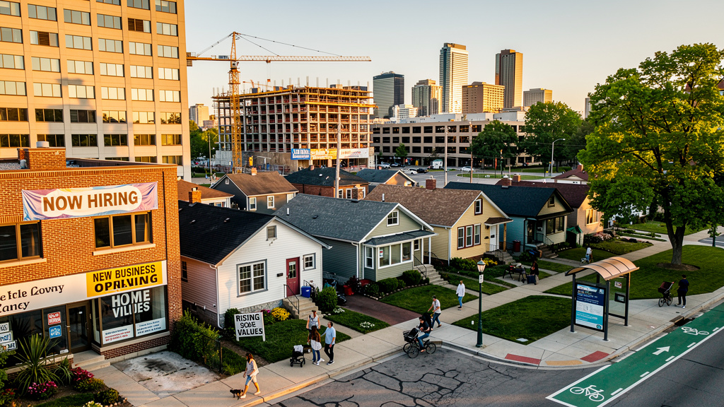 neighborhoods for house flipping - illustration